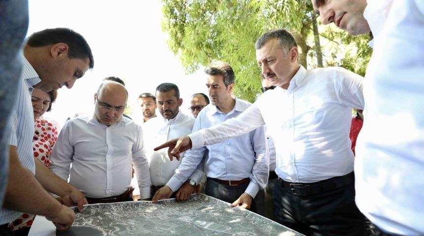 Başkan B&uuml;y&uuml;kakın, Darıca Askeri alanında ki &ccedil;alışmaları denetledi