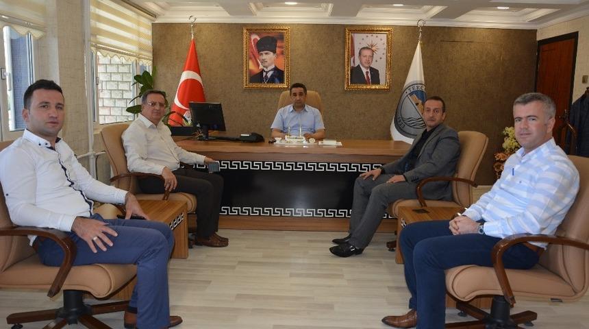 SGK İl M&uuml;d&uuml;r&uuml; U&ccedil;ar&rsquo;dan Başkan G&uuml;ltekin&rsquo;e ziyaret