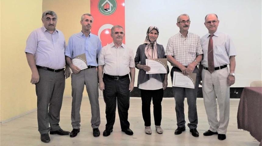 THK&rsquo;dan muhtarlara teşekk&uuml;r belgesi