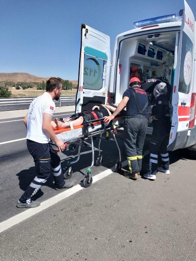 Aksaray’da trafik kazası: 3 yaralı