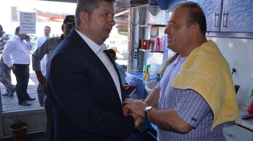 Başkan Altun, Salı Pazarını Ziyaret Etti