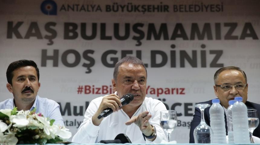 Başkan B&ouml;cek: " Oy almak i&ccedil;in yanlış proje yapmayacağım "
