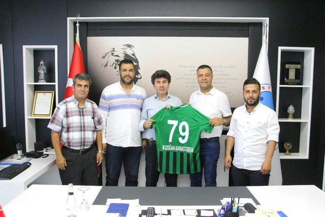 Kilis Belediyespor Yönetiminden Rektör Karacoşkun’a ziyaret