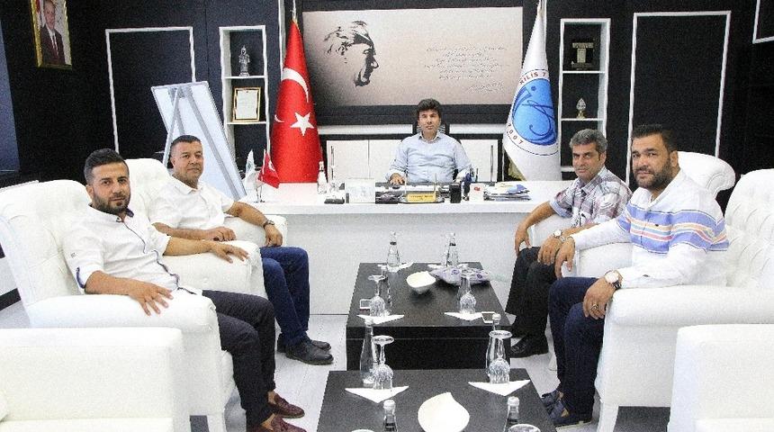 Kilis Belediyespor Yönetiminden Rektör Karacoşkun’a ziyaret