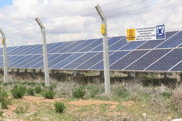 KOSKİ yenilenebilir enerji kullanımını tesislerinde yaygınlaştırıyor