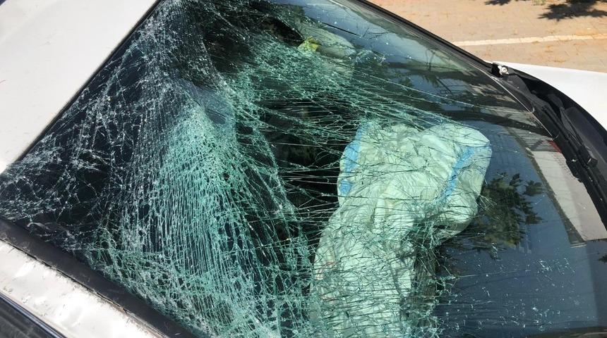 Kediye &ccedil;arpmamak i&ccedil;in takla attı: 1 yaralı