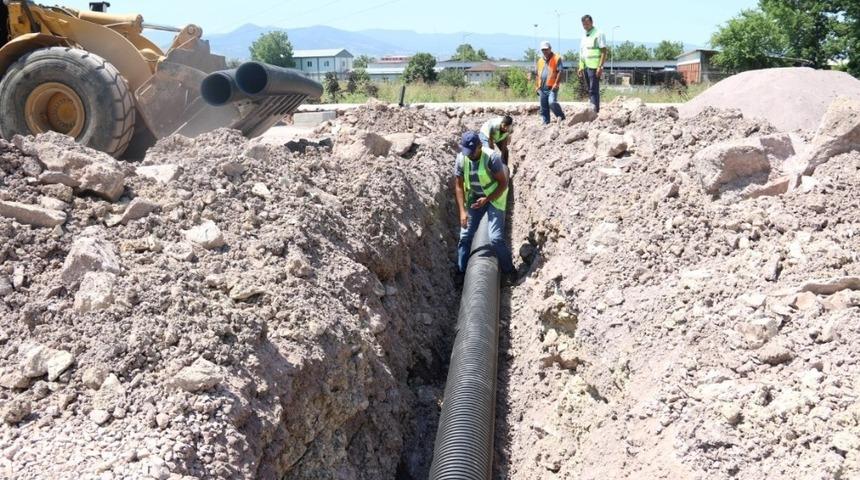 Salim Dervişoğlu Caddesi&rsquo;nde &ccedil;alışmalar tam gaz devam ediyor