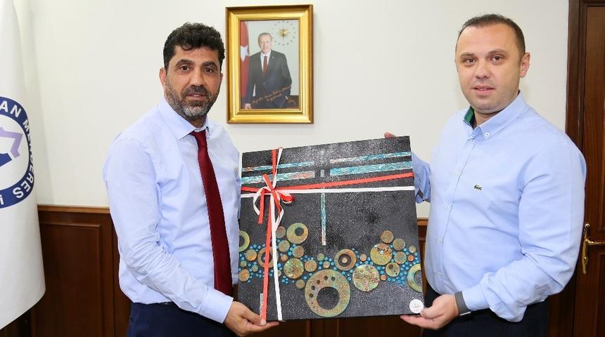 ADÜ Teknokent Müdürü Doç. Dr. Cemal İyem’den Rektör Aldemir’e ziyaret