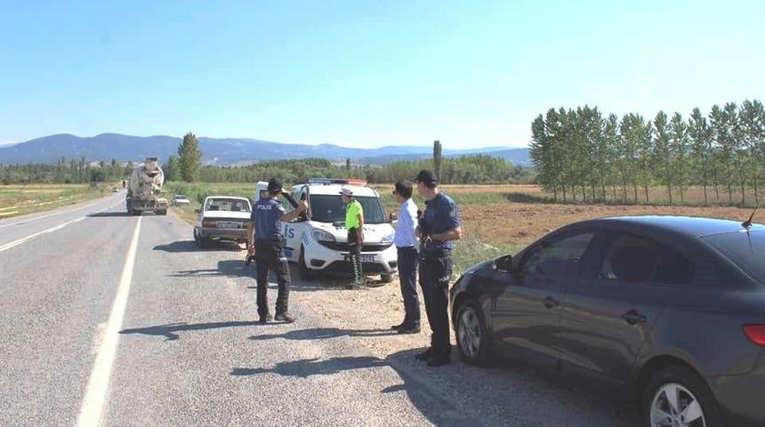 Kaymakam Okatan, yol uygulamasına katıldı