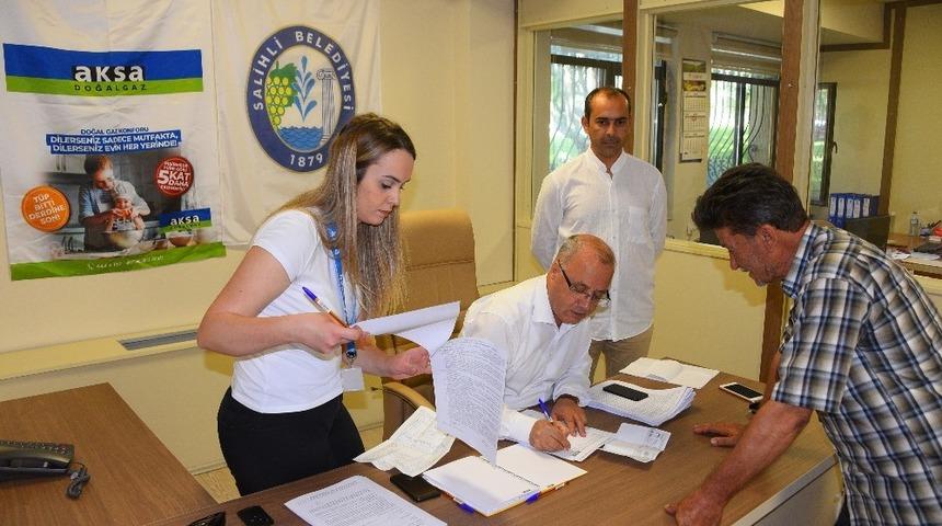 Salihli&rsquo;de doğalgaz &ouml;n abone kayıtları başladı