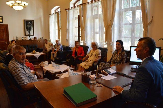 Edremit Kent Konseyi’nden, Kaymakam Sırmalı’ya ziyaret