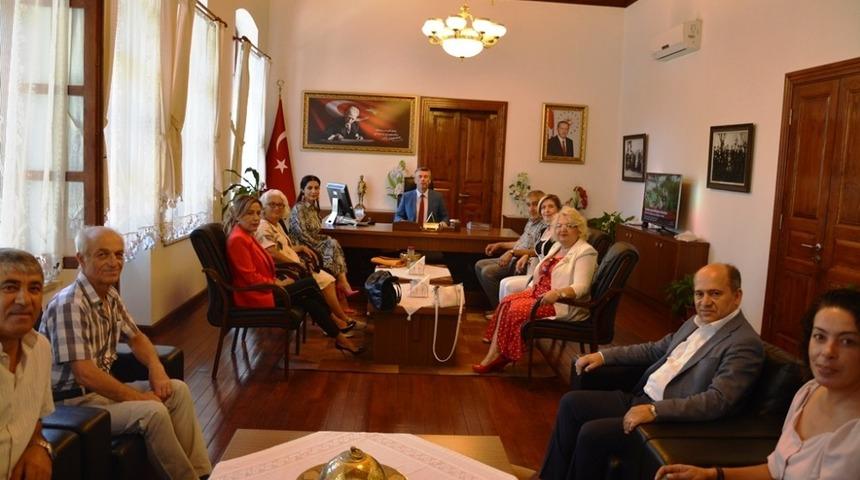 Edremit Kent Konseyi&rsquo;nden, Kaymakam Sırmalı&rsquo;ya ziyaret