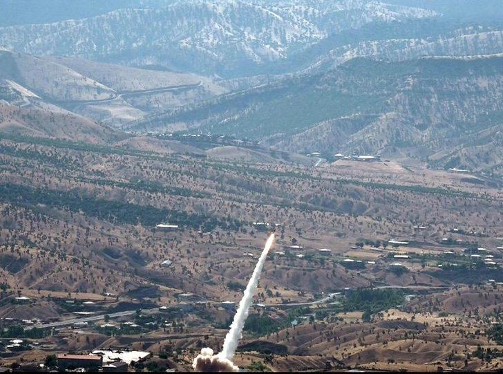 Bora füzeleri PKK hedeflerini böyle vurdu! G4