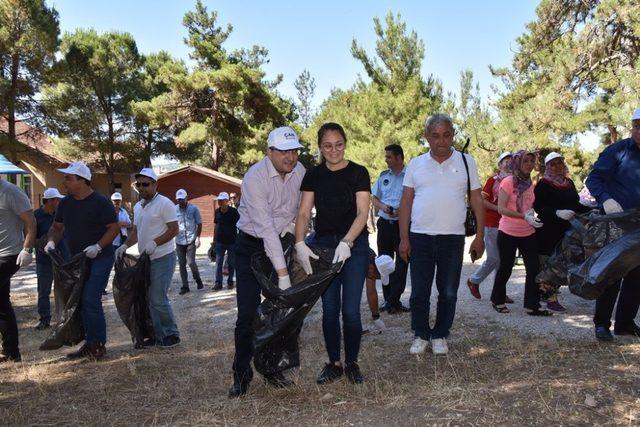 Çan’da çevre temizliği