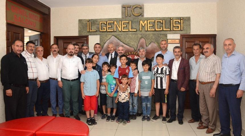 &Ccedil;ocuklardan İl Genel Meclisine ziyaret