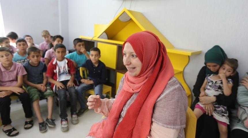 Gaziantep&rsquo;te &ccedil;ocuklarla "tefekk&uuml;r saati" s&ouml;yleşisi