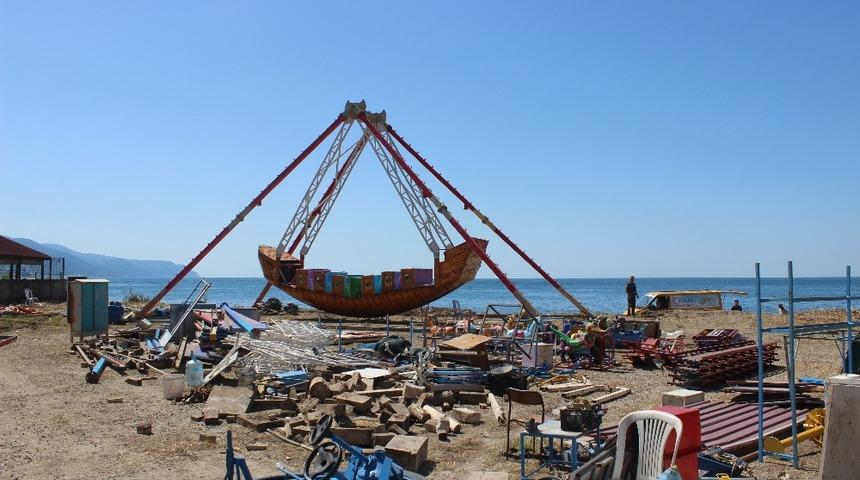 T&uuml;rkeli&rsquo;de lunapark a&ccedil;ılıyor