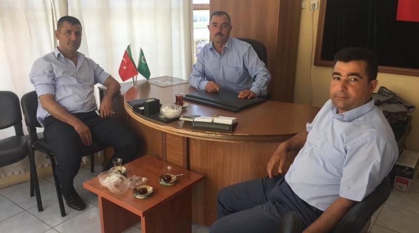 TMO m&uuml;d&uuml;rlerinden &Ouml;zalp il&ccedil;esine ziyaret