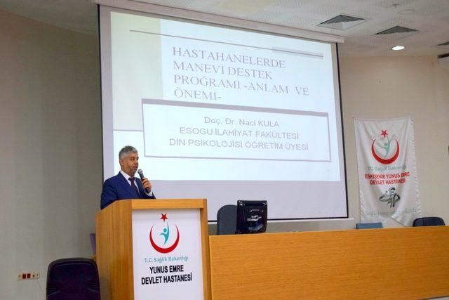 Yunus Emre Devlet Hastanesi’nde ‘Manevi Destek Programı’ eğitimi