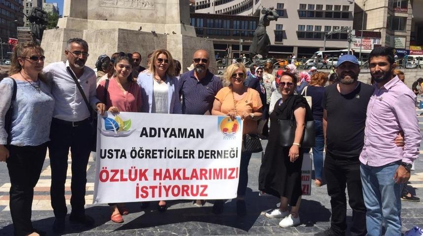 Usta &ouml;ğreticiler sorunlarını Ankara&rsquo;ya taşıdı