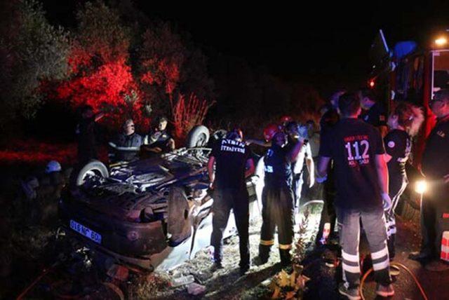 Aydın'da kaza: 2 ölü, 2 ağır yaralı