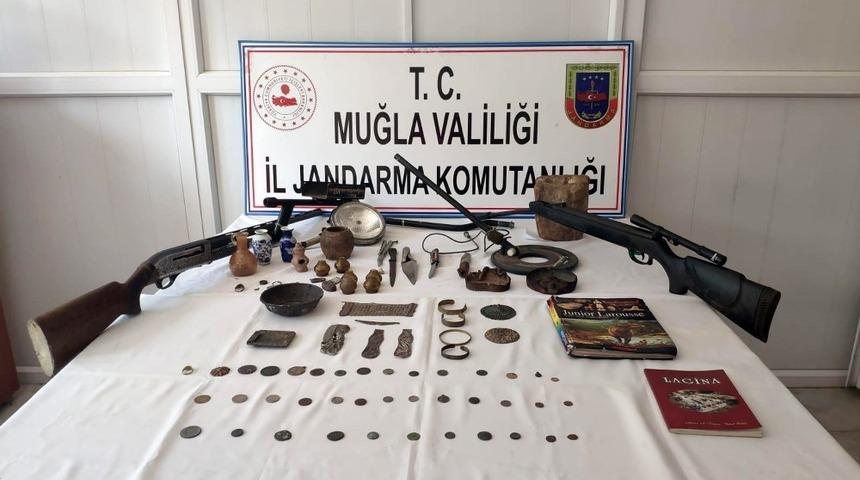 Yatağan&rsquo;da tarihi eser operasyonu