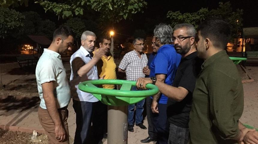 Başkan Yardımcısı Tohumcu parkları denetledi