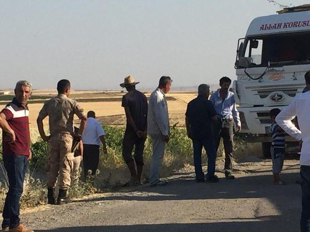 Asfalt yüklü kamyon devrildi, sürücü yara almadan kurtuldu