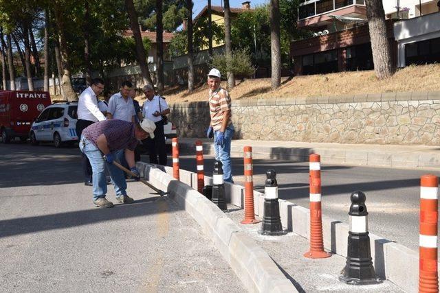 Çan’ın Karşıyaka Mahallesi’ne kavşak