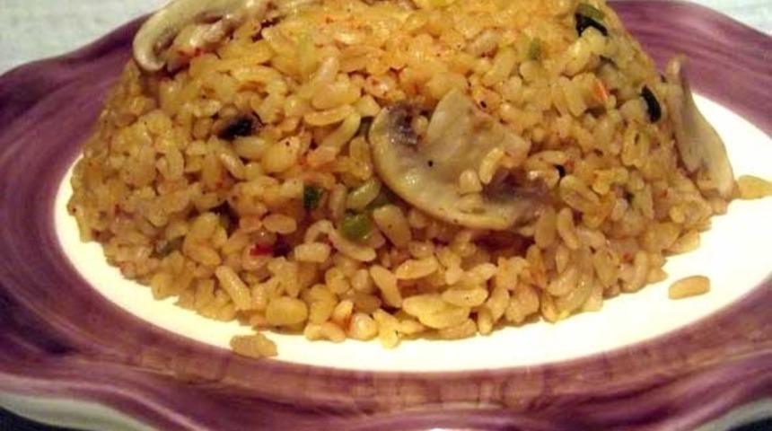 Mantarlı bulgur pilavı tarifi