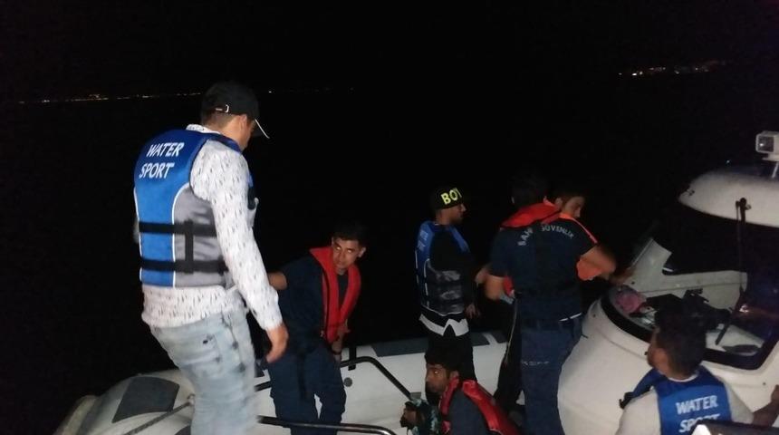 Bodrum&rsquo;da 10 ka&ccedil;ak g&ouml;&ccedil;men yakalandı