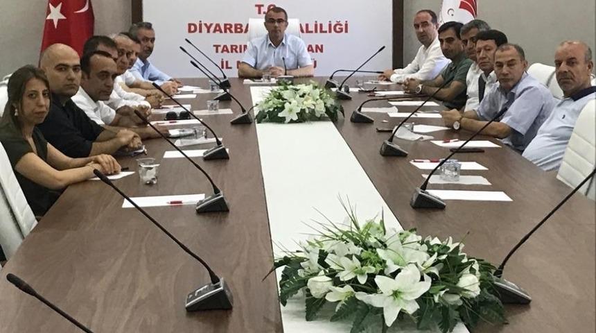 Diyarbakır&rsquo;da anız yangınlarını &ouml;nleme toplantısı yapıldı