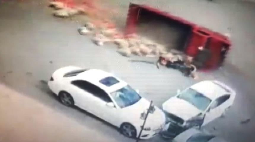 Malatya’da 6 kişinin yaralandığı kaza güvenlik kamerasına yansıdı