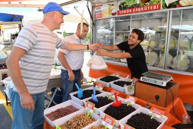 Uncalı Açık Semt Pazarı hizmete girdi