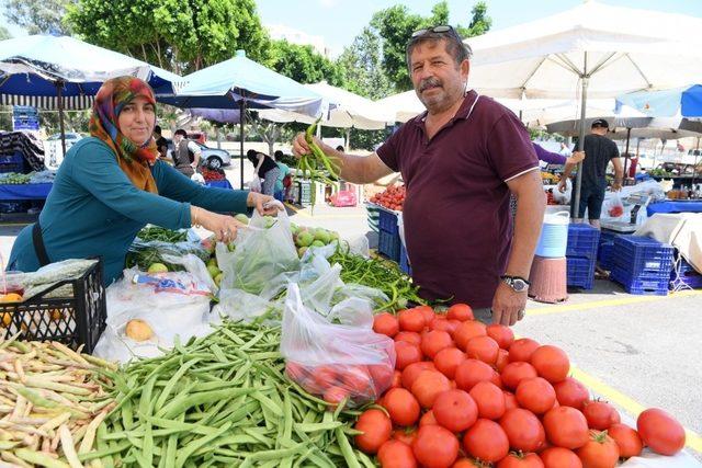 Uncalı Açık Semt Pazarı hizmete girdi