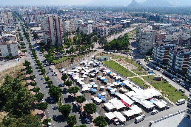 Uncalı Açık Semt Pazarı hizmete girdi