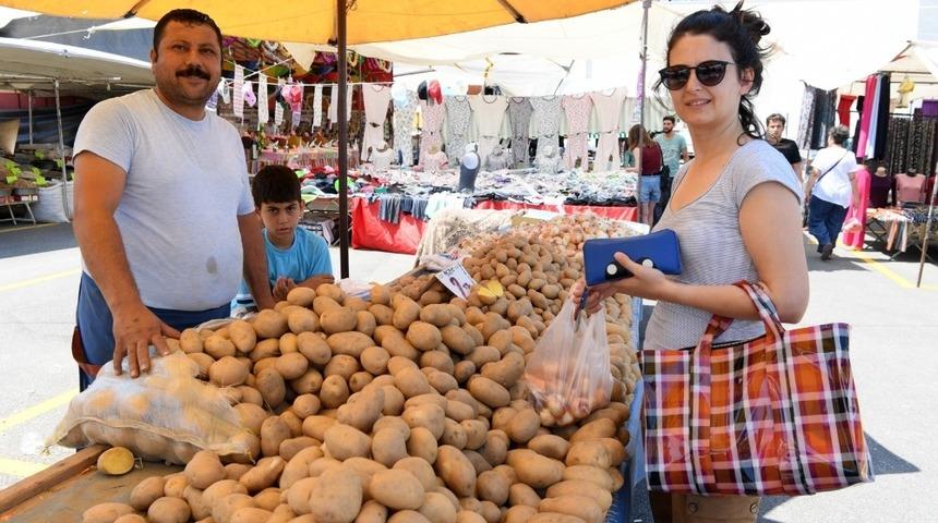 Uncalı A&ccedil;ık Semt Pazarı hizmete girdi