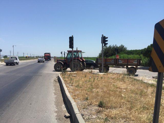 Trafik ışıklarını besleyen otomasyon panosunu çaldılar