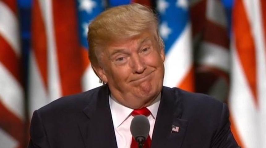 &Uuml;nl&uuml; isimlerden Trump'a ret