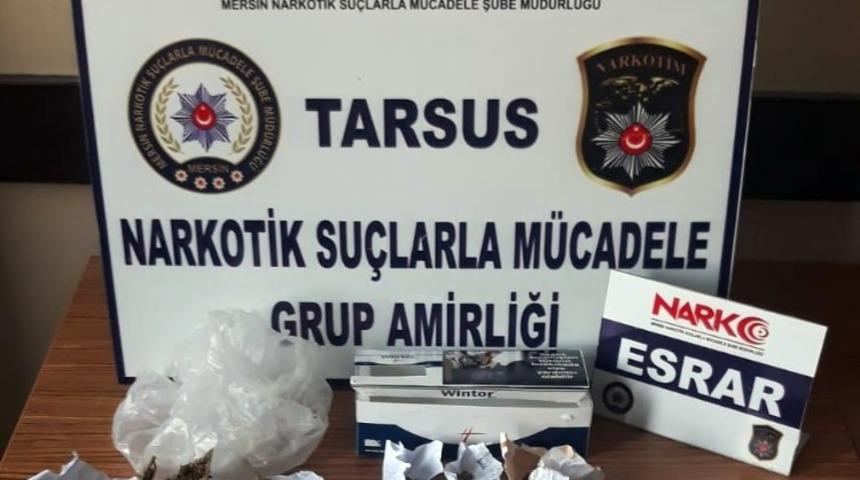 Tarsus&rsquo;ta uyuşturucu operasyonu: 7 g&ouml;zaltı