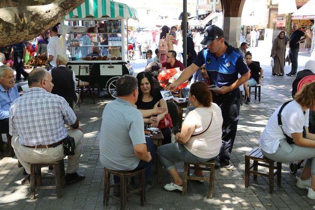 Zabıta bu kez eğitim için sahada