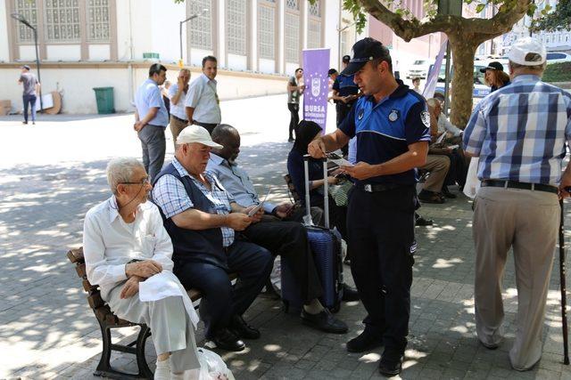 Zabıta bu kez eğitim için sahada