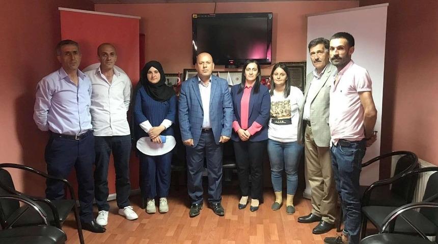 AK Parti&rsquo;li Ertuş&rsquo;tan Başkan Er&rsquo;e ziyaret