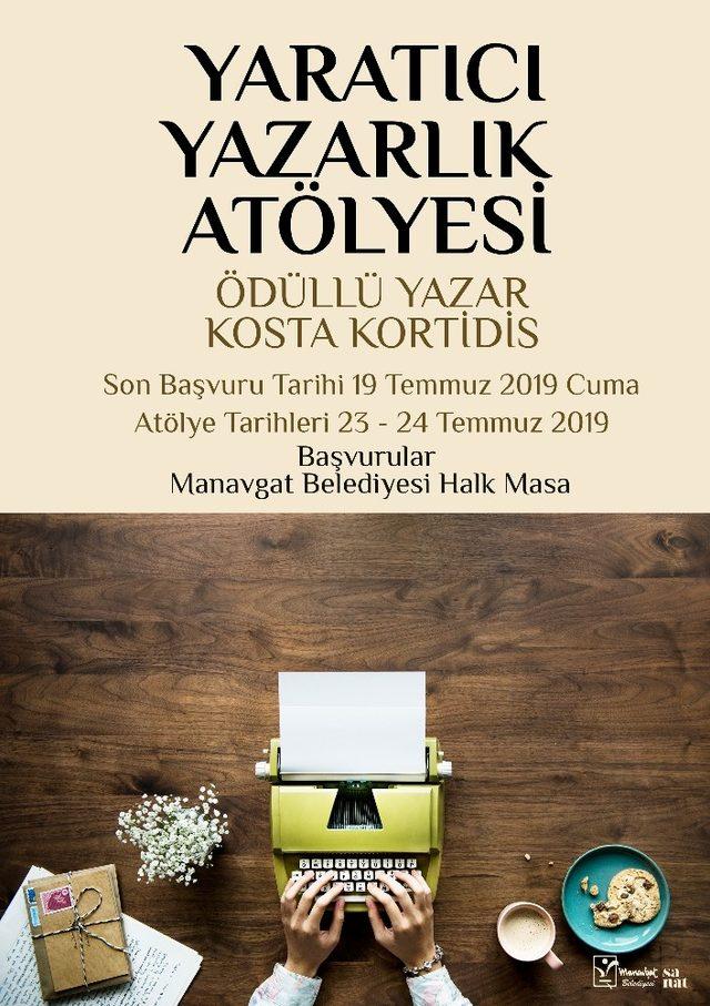 Manavgat Belediyesi’nden yazarlık atölyesi