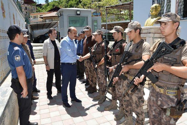 Emniyet Müdürü Aktaş’tan ilçelere denetim