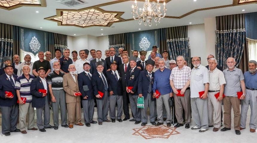 Meram&rsquo;da gazilere Milli M&uuml;cadele Madalyası ve Beratı verildi