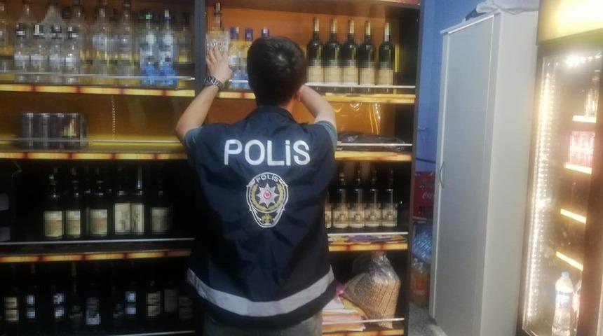 Alkol satışı yapan iş yerlerine denetim