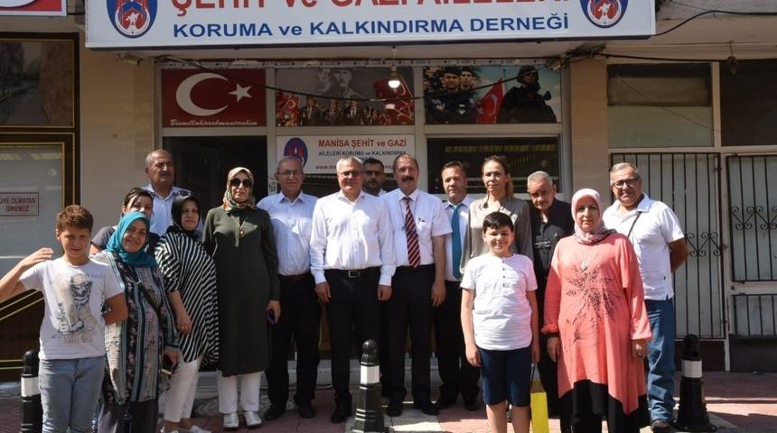 Vali Deniz, şehit ve gazi derneklerini ziyaret etti