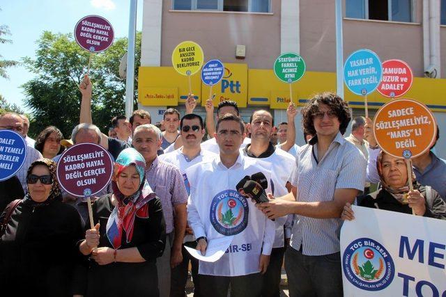 Toç Bir-Sen üyeleri TBMM’ye mektup gönderdi