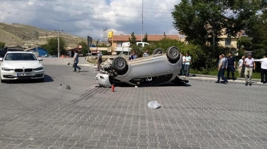 Çayırhan’da trafik kazası: 1 yaralı